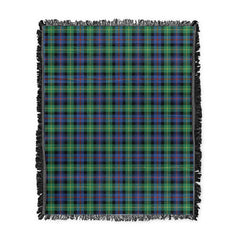 Scottish Tartan Farquharson Ancient Clan Woven Blanket Plaid Style