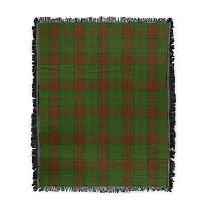 Scottish Tartan Maxwell Hunting Clan Woven Blanket Plaid Style