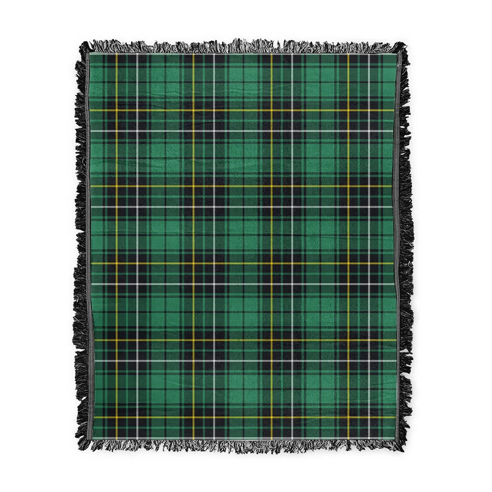 Scottish Tartan MacAlpine Ancient Clan Woven Blanket Plaid Style