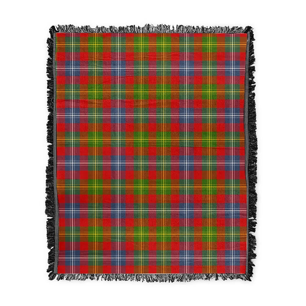 Scottish Tartan Forrester Clan Woven Blanket Plaid Style