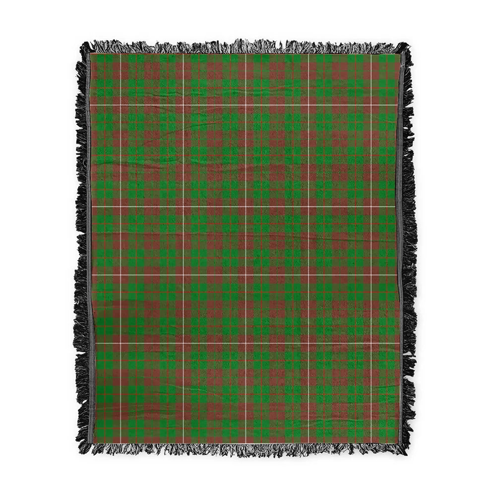 Scottish Tartan MacKinnon Hunting Modern Clan Woven Blanket Plaid Style