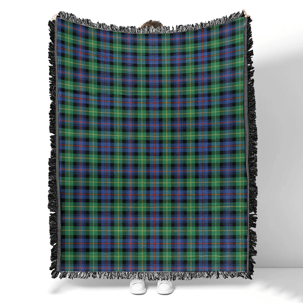 Scottish Tartan Farquharson Ancient Clan Woven Blanket Plaid Style