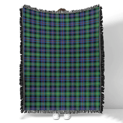 Scottish Tartan Farquharson Ancient Clan Woven Blanket Plaid Style