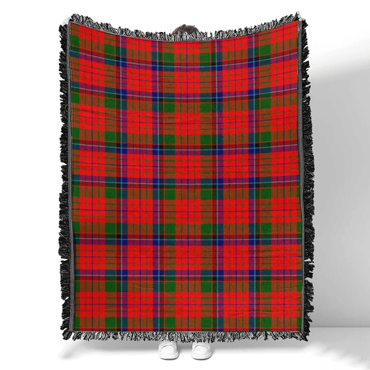 Scottish Tartan Nicolson Modern Clan Woven Blanket Plaid Style