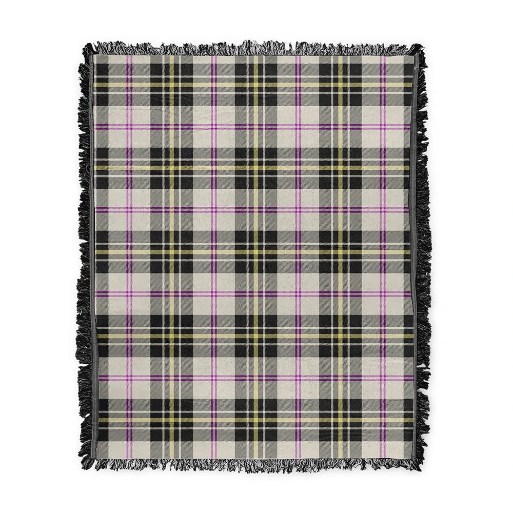 Scottish Tartan MacPherson Dress Ancient Clan Woven Blanket Plaid Style