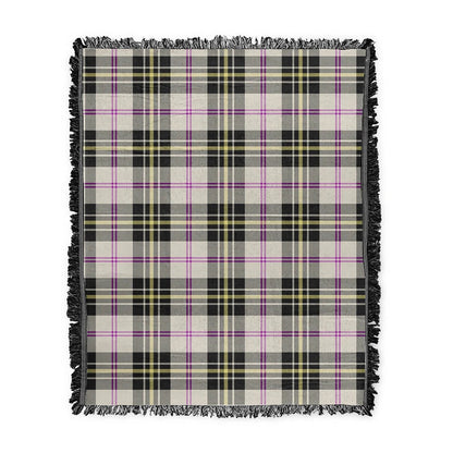 Scottish Tartan MacPherson Dress Ancient Clan Woven Blanket Plaid Style