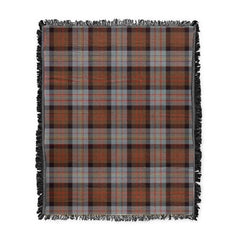 Scottish Tartan Cameron of Erracht Weathered Clan Woven Blanket Plaid Style