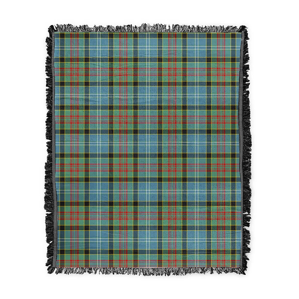 Scottish Tartan Paisley District Clan Woven Blanket Plaid Style