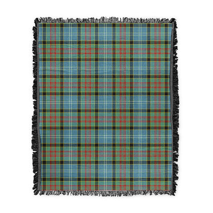 Scottish Tartan Paisley District Clan Woven Blanket Plaid Style