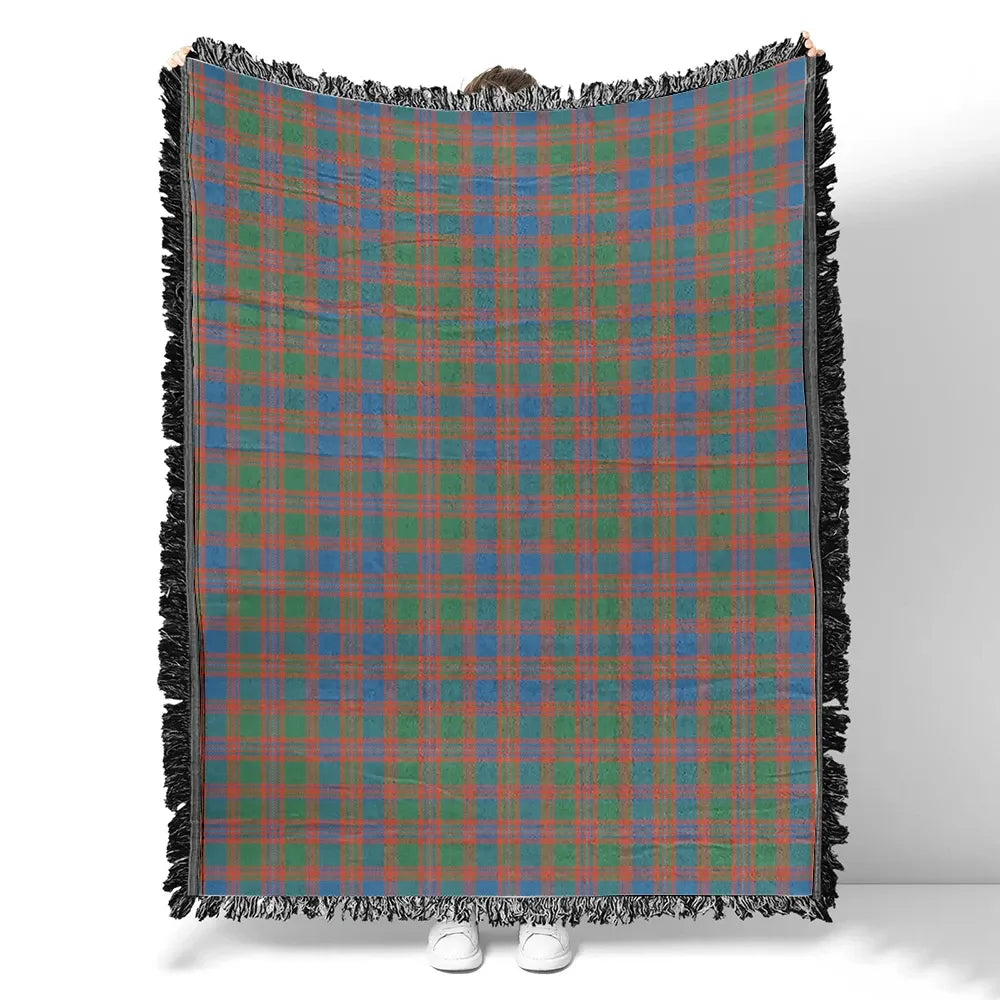 Scottish Tartan MacIntyre Ancient Clan Woven Blanket Plaid Style