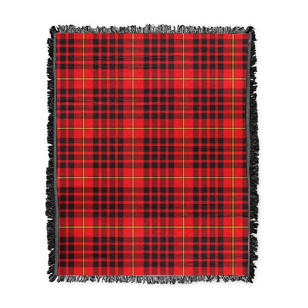 Scottish Tartan MacIan Clan Woven Blanket Plaid Style