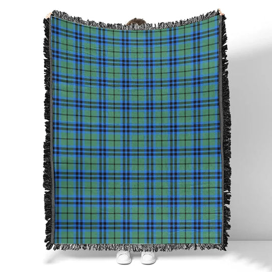 Scottish Tartan Falconer Clan Woven Blanket Plaid Style