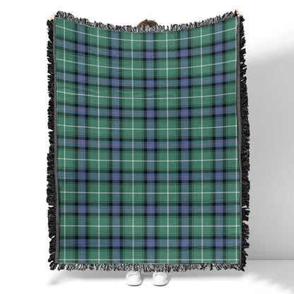 Scottish Tartan MacDonald of the Isles Hunting Ancient Clan Woven Blanket Plaid Style