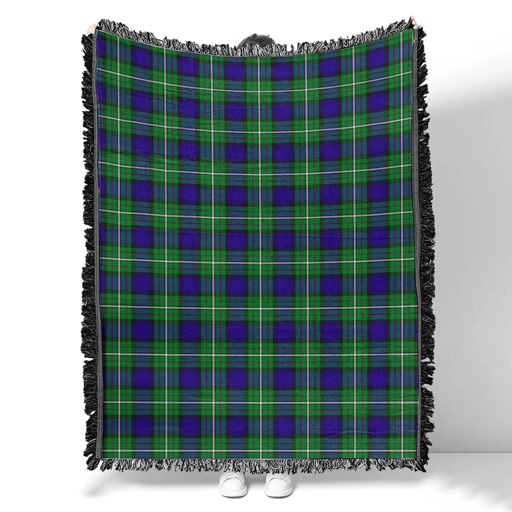 Scottish Tartan Alexander Clan Woven Blanket Plaid Style