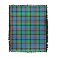 Scottish Tartan Bowie Ancient Clan Woven Blanket Plaid Style