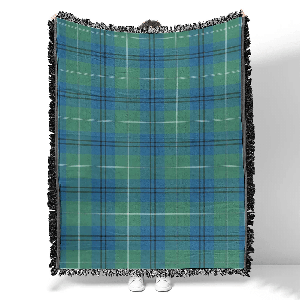 Scottish Tartan Oliphant Ancient Clan Woven Blanket Plaid Style