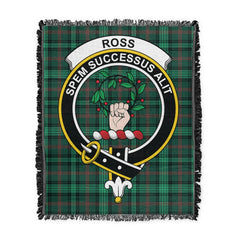 Scottish Tartan Ross Hunting Modern Clan Woven Blanket Crest Style