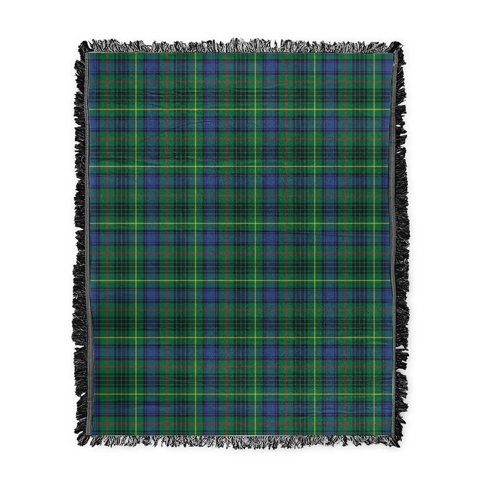 Scottish Tartan Stewart Hunting Modern Clan Woven Blanket Plaid Style