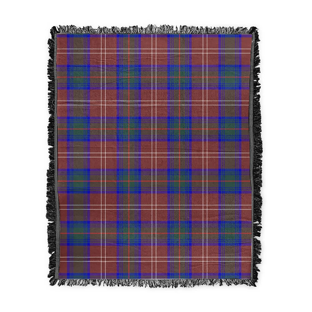 Scottish Tartan Chisholm Hunting Modern Clan Woven Blanket Plaid Style