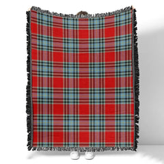 Scottish Tartan MacLeay Clan Woven Blanket Plaid Style