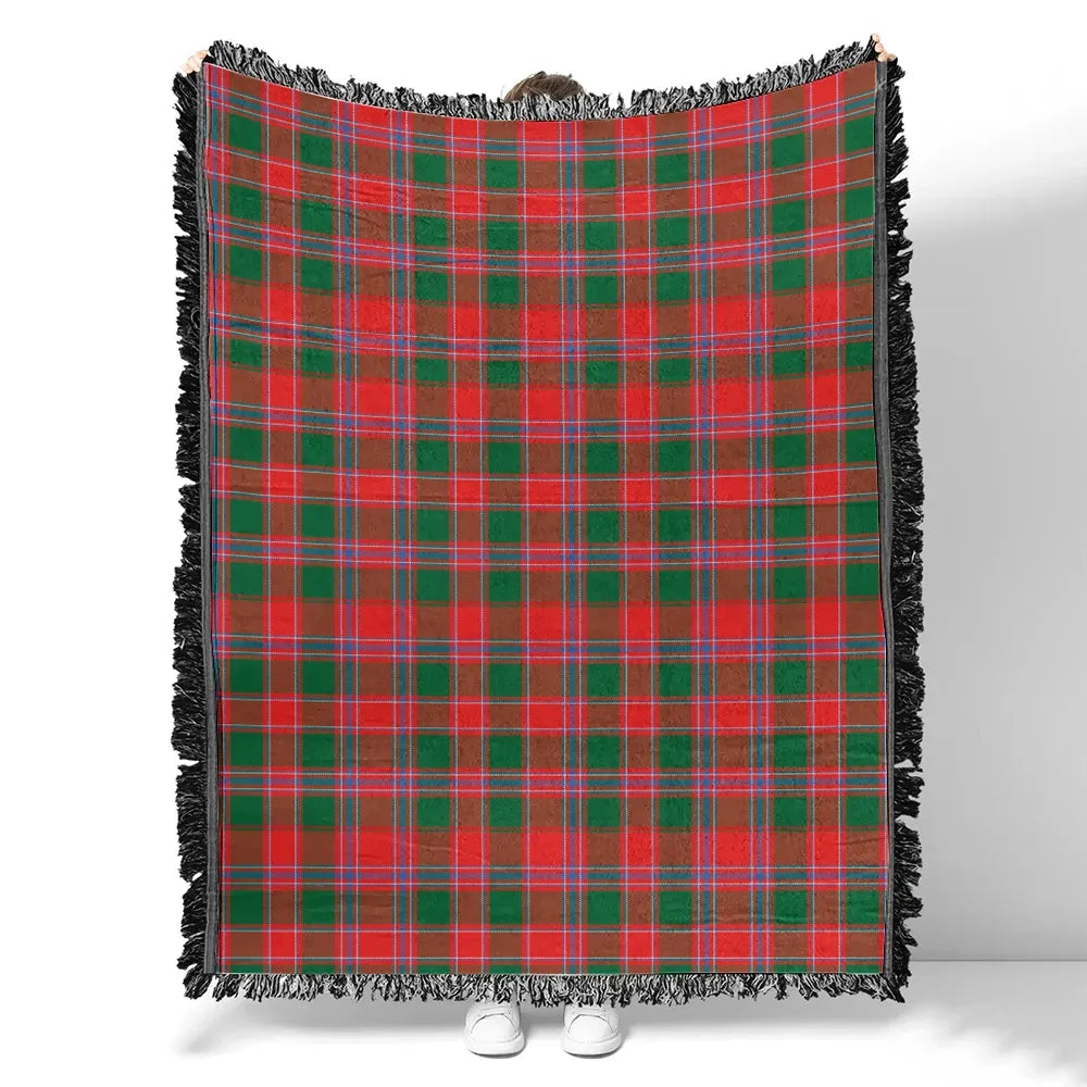 Scottish Tartan Dalziel Modern Clan Woven Blanket Plaid Style