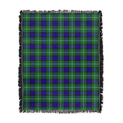 Scottish Tartan Alexander Clan Woven Blanket Plaid Style