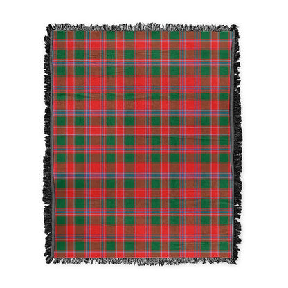 Scottish Tartan Dalziel Modern Clan Woven Blanket Plaid Style