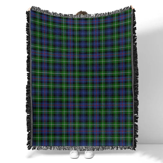 Scottish Tartan MacKenzie Modern Clan Woven Blanket Plaid Style