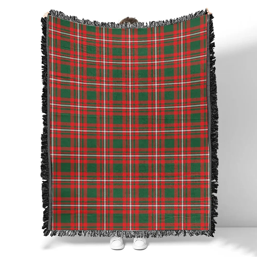 Scottish Tartan Princess Margaret Clan Woven Blanket Plaid Style