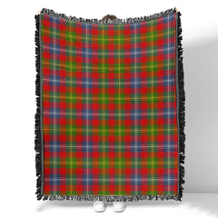 Scottish Tartan Forrester Clan Woven Blanket Plaid Style