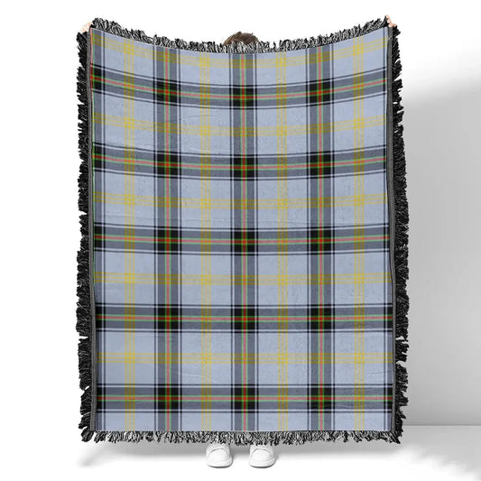 Scottish Tartan Bell of the Borders Clan Woven Blanket Plaid Style