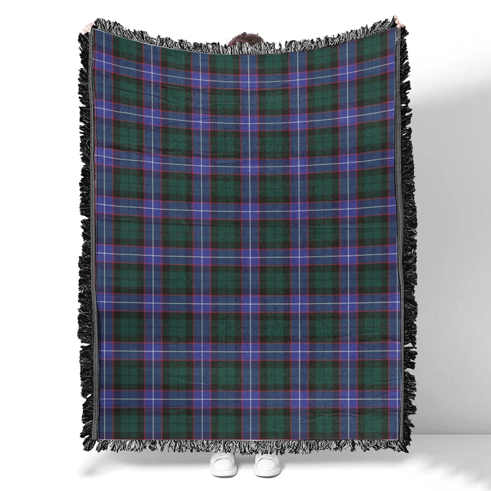 Scottish Tartan Guthrie Modern Clan Woven Blanket Plaid Style