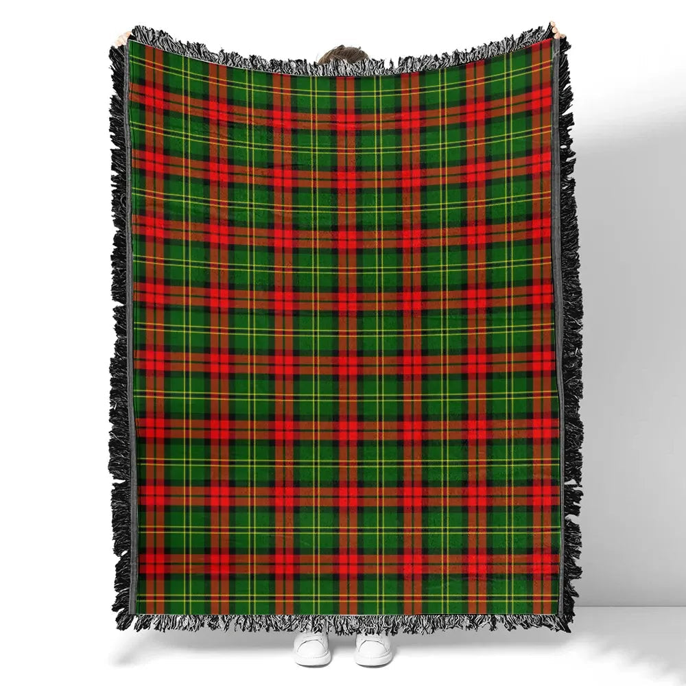 Scottish Tartan Blackstock Clan Woven Blanket Plaid Style