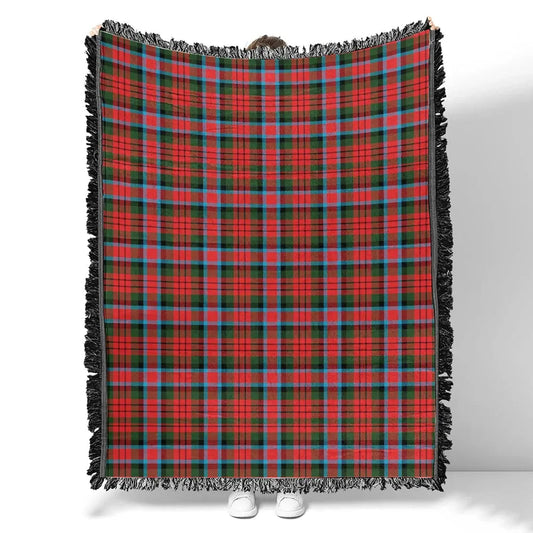 Scottish Tartan MacDuff Modern Clan Woven Blanket Plaid Style