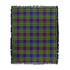 Scottish Tartan Ayrshire District Clan Woven Blanket Plaid Style