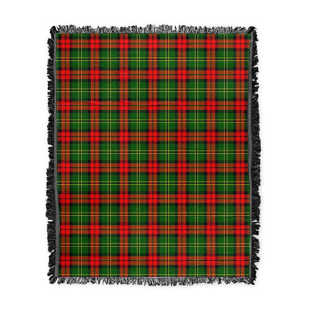 Scottish Tartan Blackstock Clan Woven Blanket Plaid Style