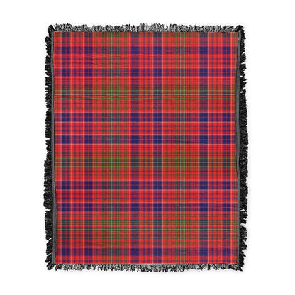 Scottish Tartan Lumsden Modern Clan Woven Blanket Plaid Style