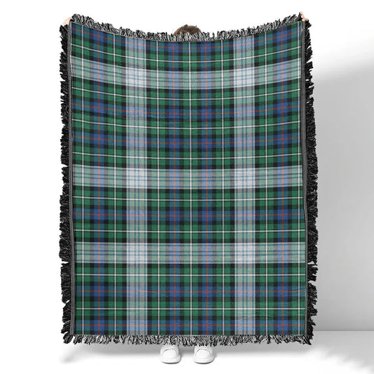 Scottish Tartan MacKenzie Dress Ancient Clan Woven Blanket Plaid Style