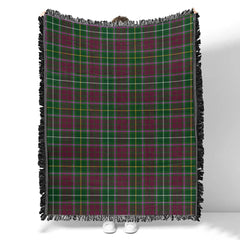 Scottish Tartan Crosbie Clan Woven Blanket Plaid Style