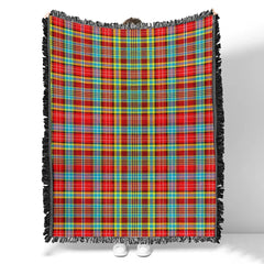 Scottish Tartan Ogilvie Clan Woven Blanket Plaid Style