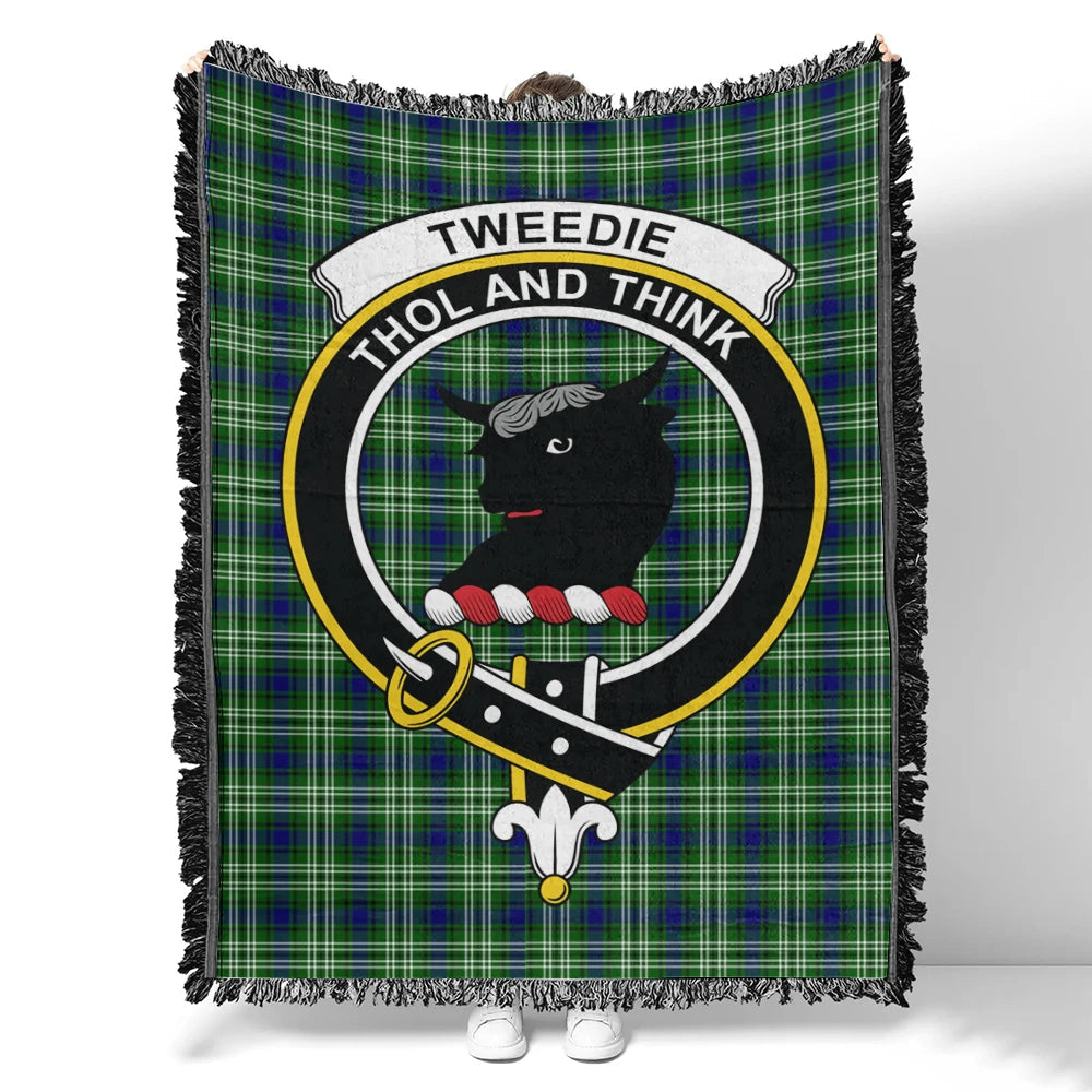 Scottish Tartan Turnbull Hunting Clan Woven Blanket Crest Style