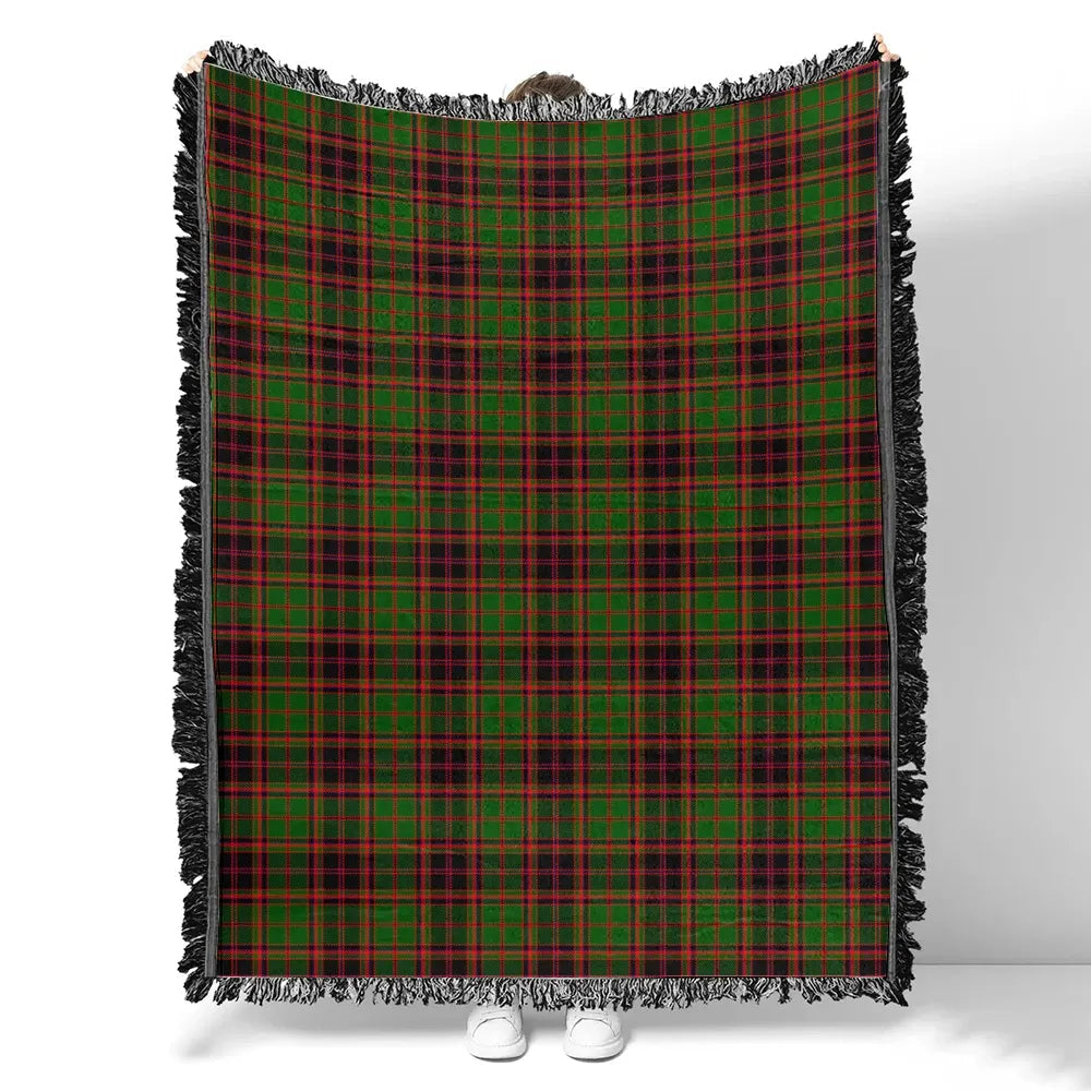 Scottish Tartan Buchan Modern Clan Woven Blanket Plaid Style