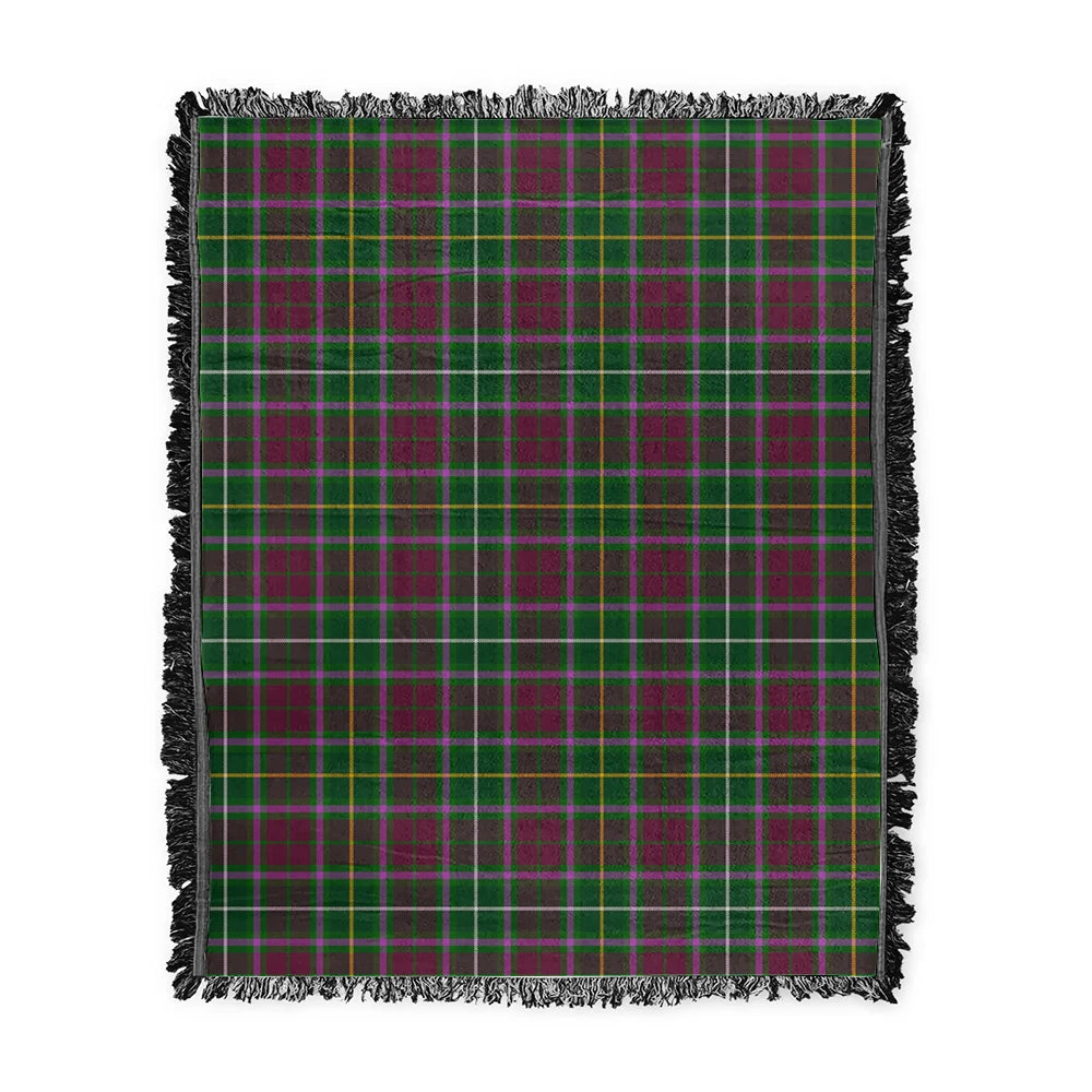 Scottish Tartan Crosbie Clan Woven Blanket Plaid Style