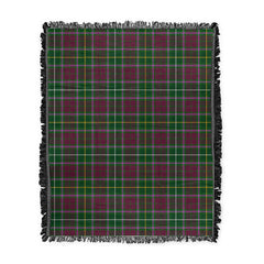 Scottish Tartan Crosbie Clan Woven Blanket Plaid Style