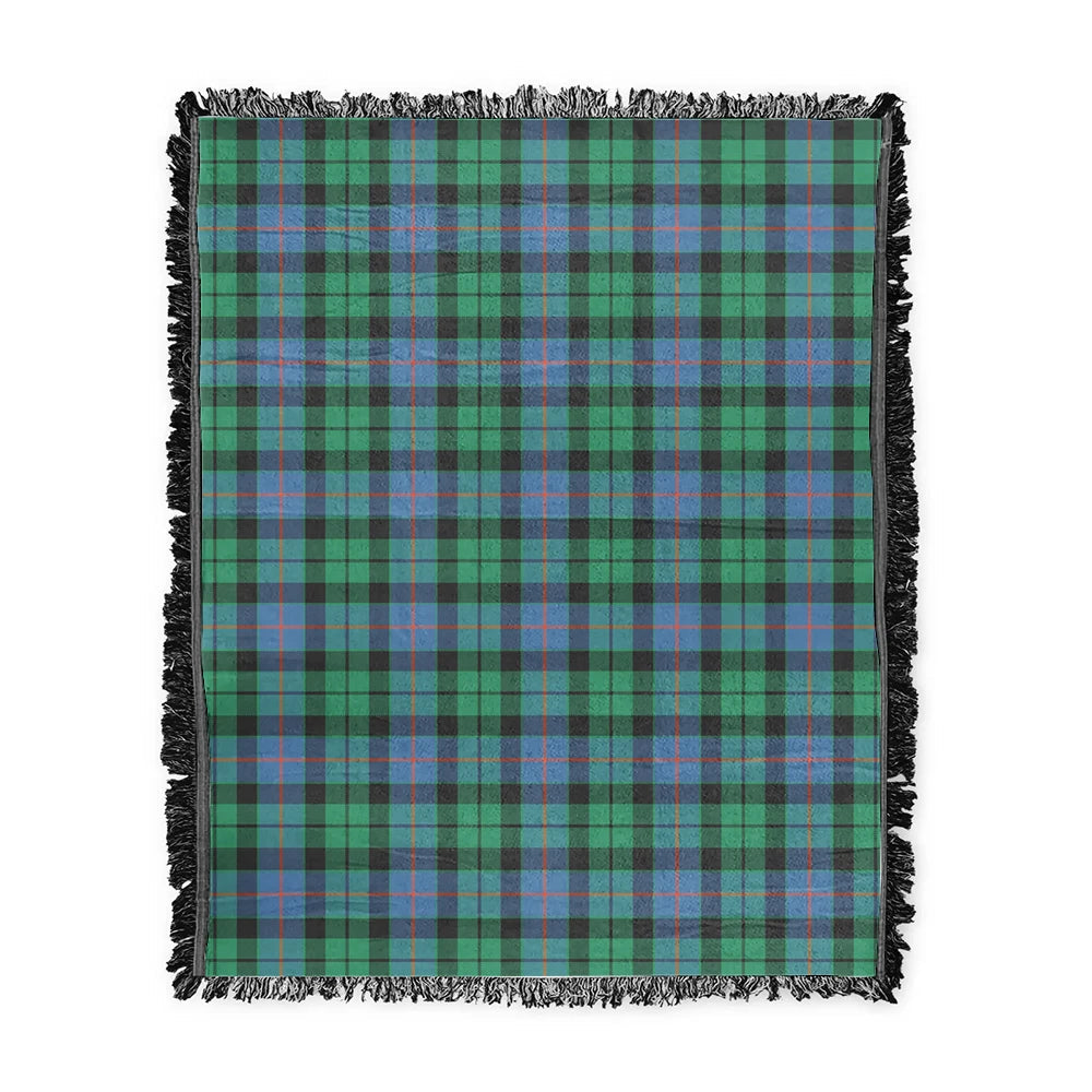 Scottish Tartan Morrison Ancient Clan Woven Blanket Plaid Style