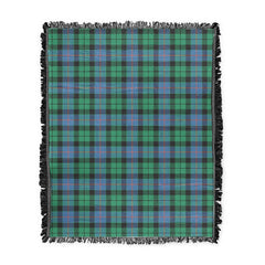 Scottish Tartan Morrison Ancient Clan Woven Blanket Plaid Style