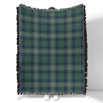 Scottish Tartan Kennedy Modern Clan Woven Blanket Plaid Style