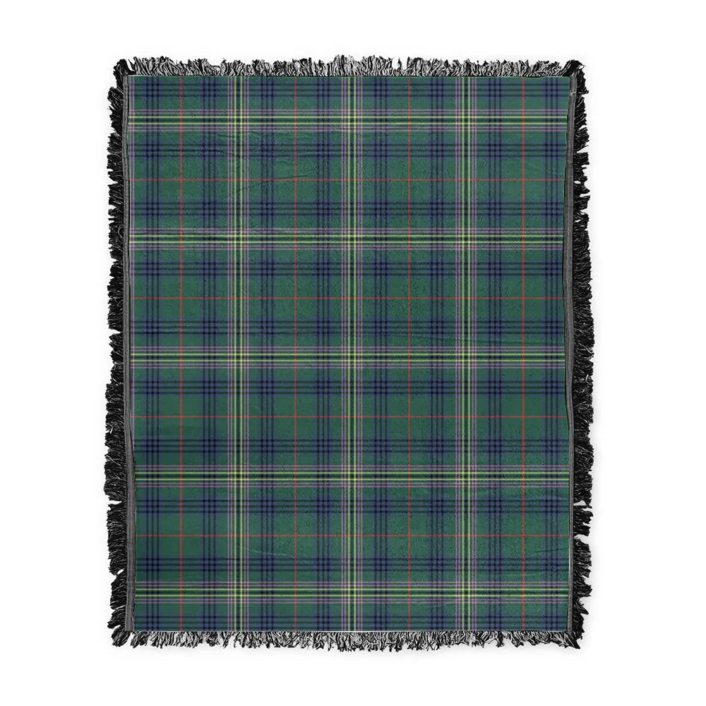 Scottish Tartan Kennedy Modern Clan Woven Blanket Plaid Style