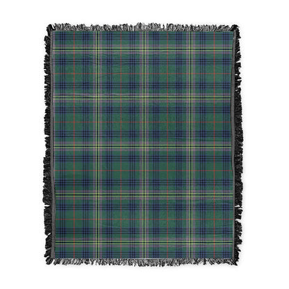 Scottish Tartan Kennedy Modern Clan Woven Blanket Plaid Style