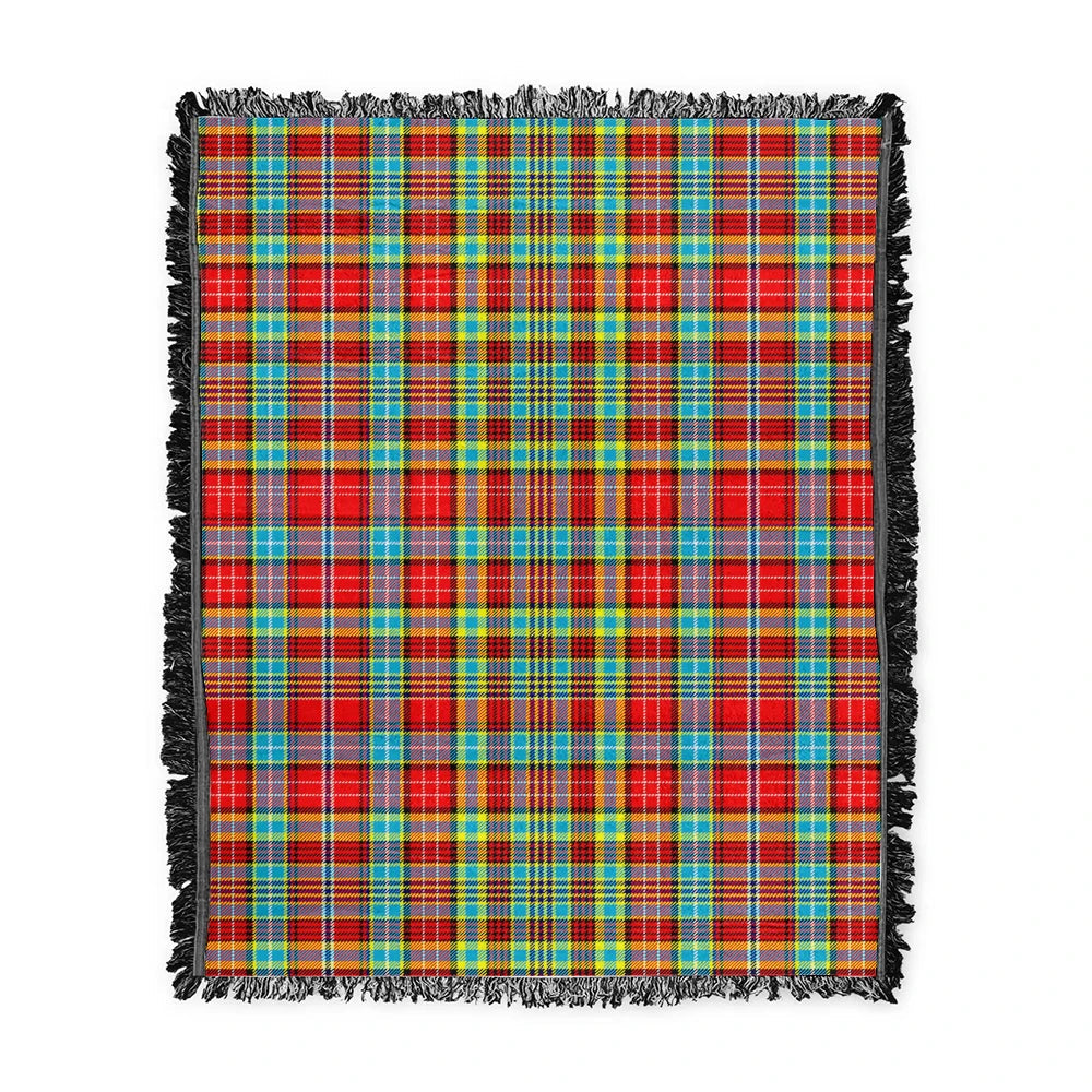 Scottish Tartan Ogilvie Clan Woven Blanket Plaid Style
